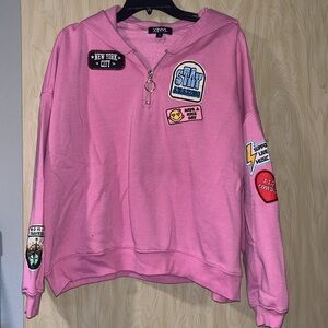 Vinyl icons pink top